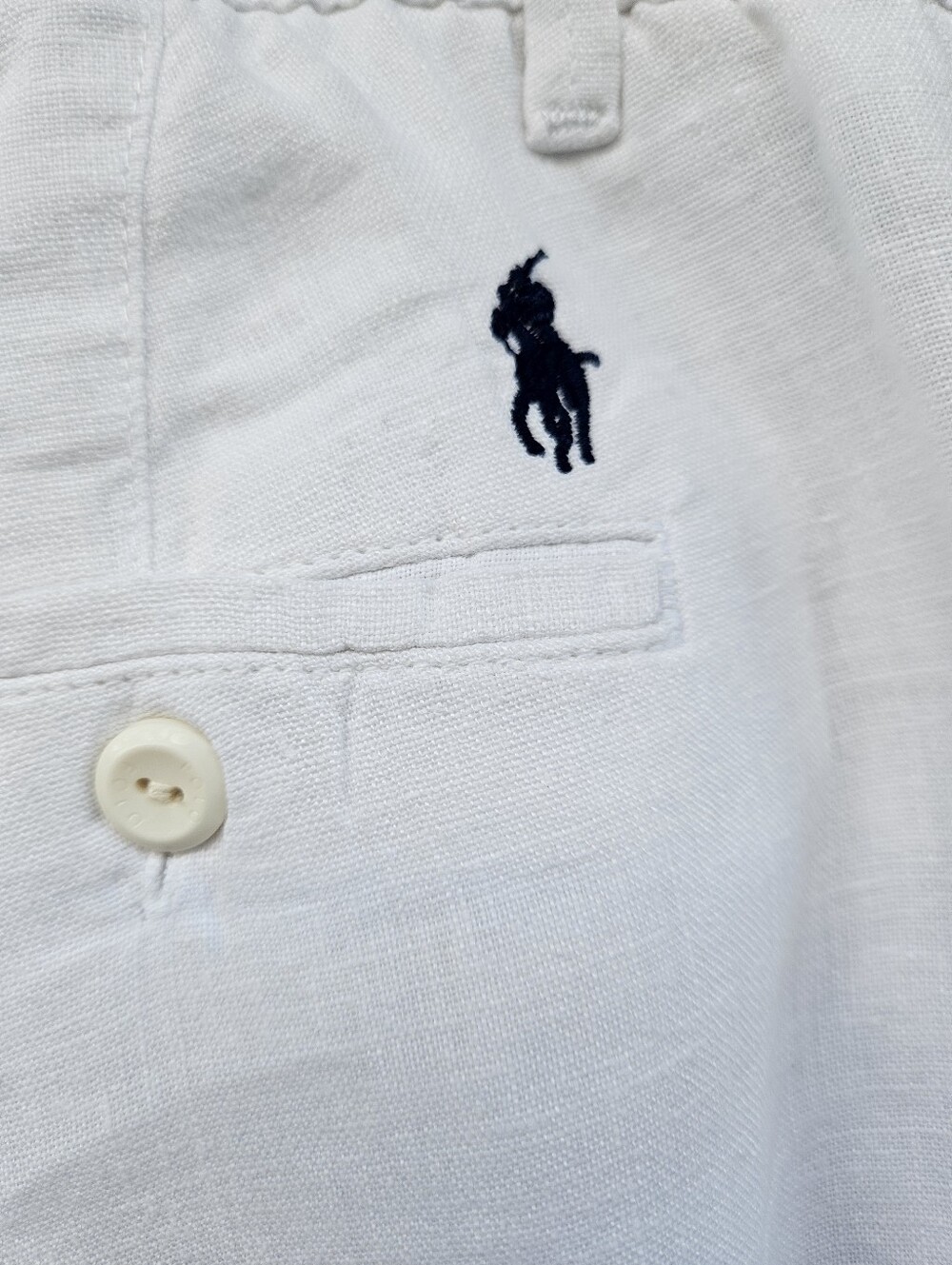 Polo Ralph Lauren Pants White Drawstring Tapered Men Size W33 L34 (Fits Like 29) - Picture 9 of 16